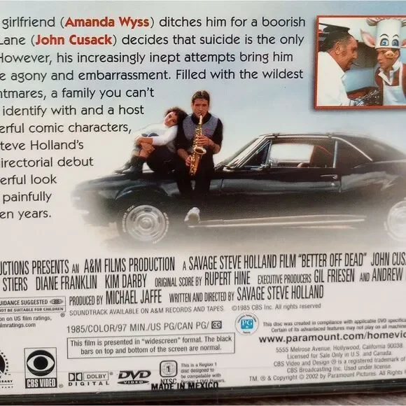 Better Off Dead Widescreen Collection DVD, Sealed - Picture 4 of 6